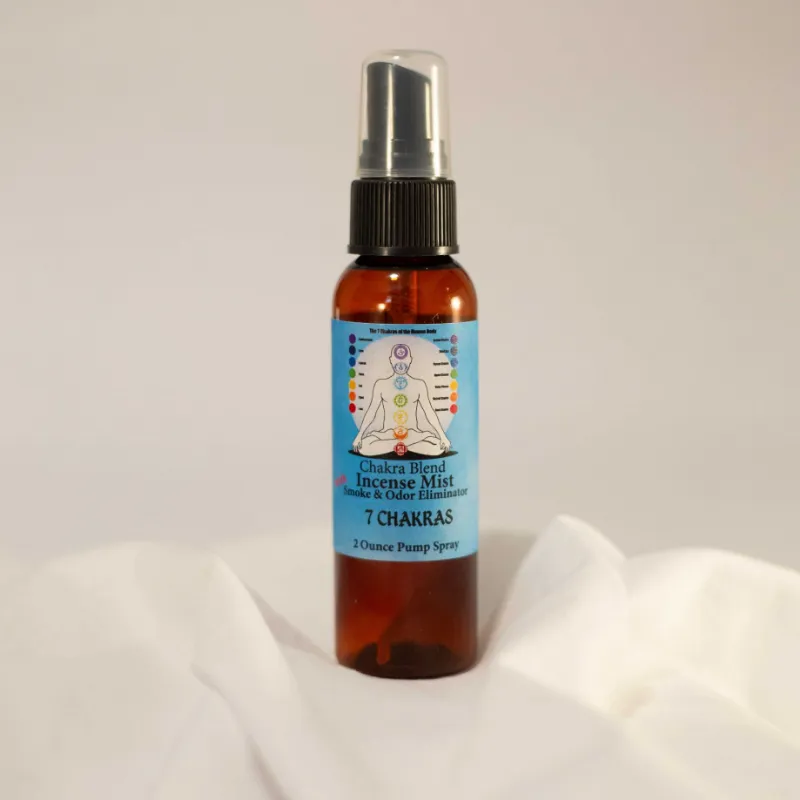 Spirit Nest 7 Chakras Incense Mist Harmonizing Botanical Blend spray bottle