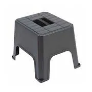 Mass Hydroponics 12.4 Gallon Solid Reservoir Stand, black plastic platform base