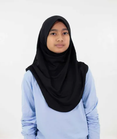 ZAAHARA Z-ACTIVE NAFAS Hijab for Kids lightweight slip-on microfibre children's hijab