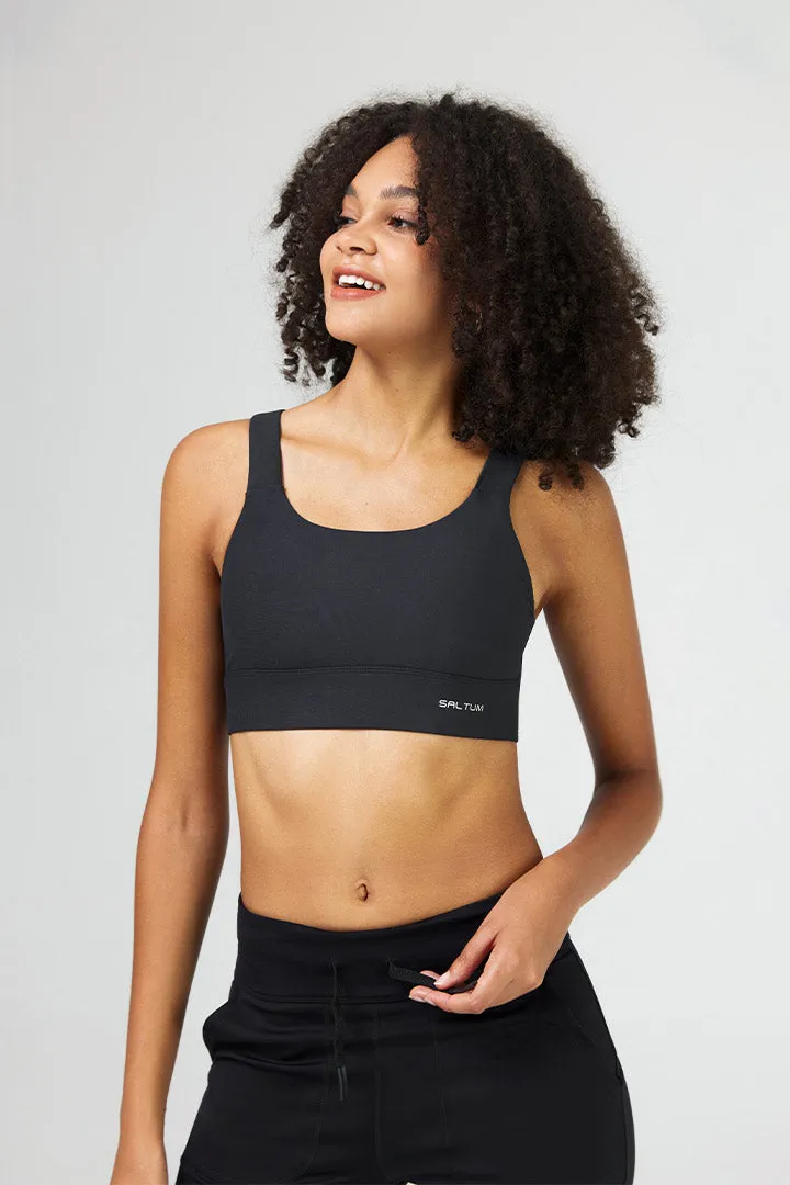 SALTUM Adjustable Sports Bras with double-strap back and HiTense™ fabric