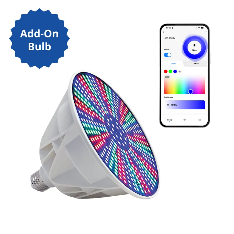No More Green Technologies Life-Bulb Smart Color LED Pool Bulb add-on replacement E26 base 12V