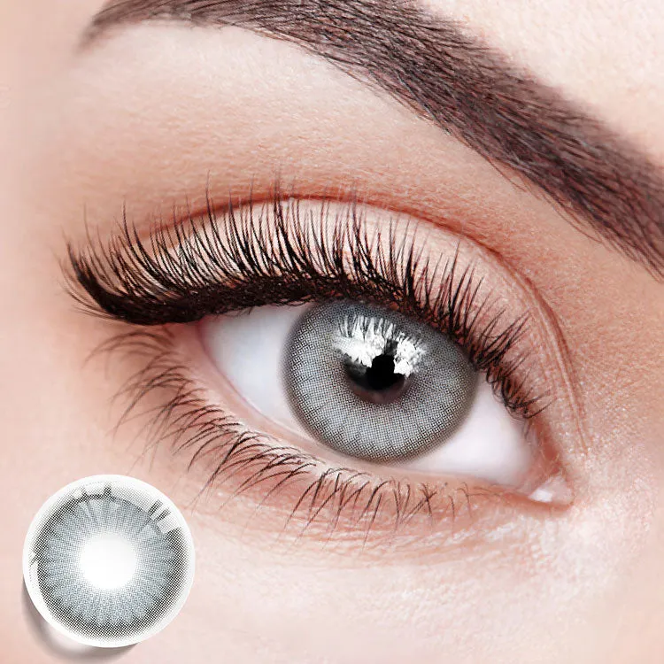 EYESFAV Daisy Blue 6 Months colored contact lenses in blue shade