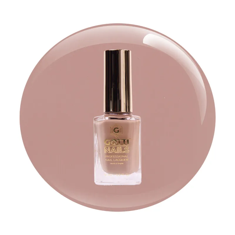 Gotti Nails #10L Nail Polish Boss of All Bosses, taupe crème lacquer bottle