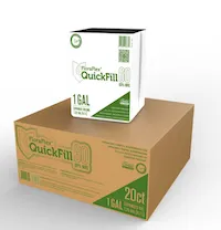 Mass Hydroponics 1 GAL QUICKFILL EXPANDABLE ORGANIC COCO COIR PLANT MEDIUM bag with pre-drilled holes