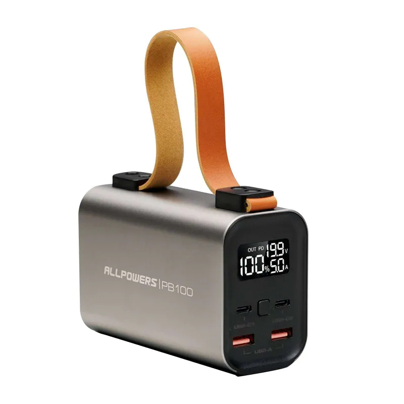 ALLPOWERS ES PB100 Banco de Energía Portátil 100W 24000mAh portable power bank with LED display