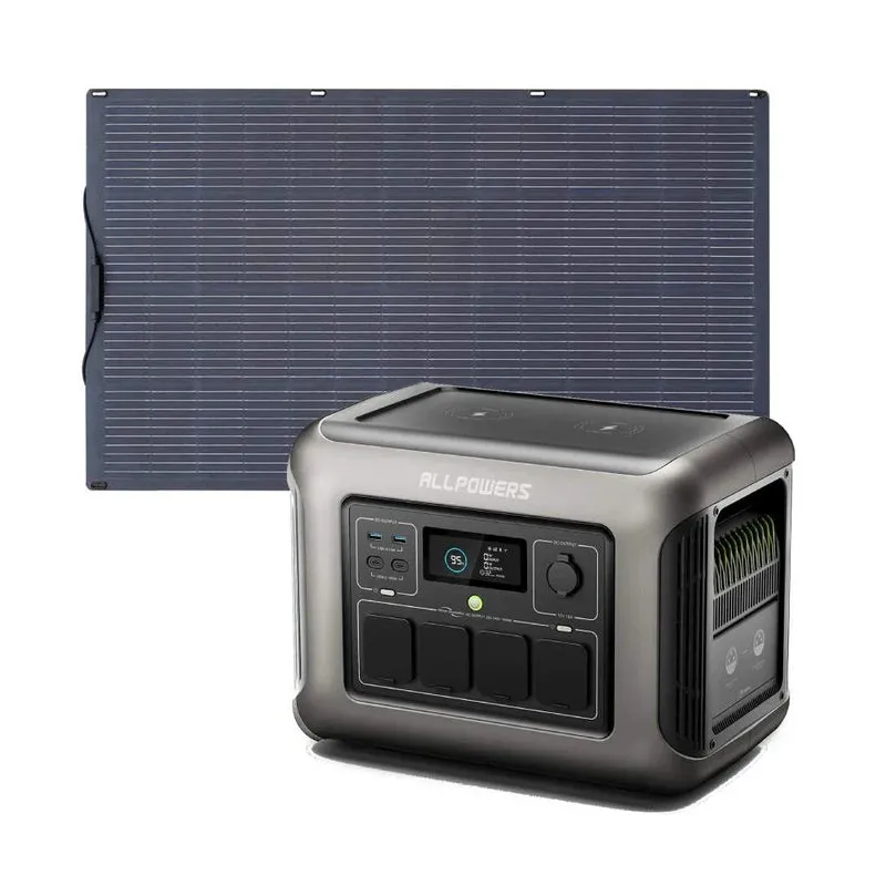 ALLPOWERS ES Generador Solar 1800W R1500 with SF200 flexible 200W solar panel