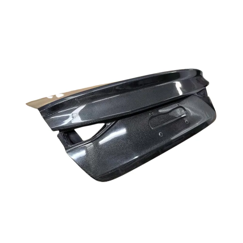 Twenty Two Tuning APF Carbon Fiber Rear Trunk Compatible With Audi A3/S3/RS3 8Y Saloon showing outer carbon panel