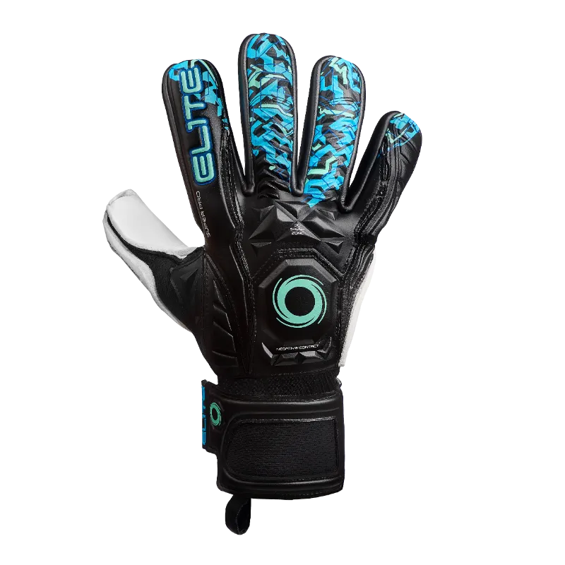 EliteSportUSA Elite Bono B1 FS 2025 - 2026 Goalkeeper Gloves showing negative cut palm and backhand