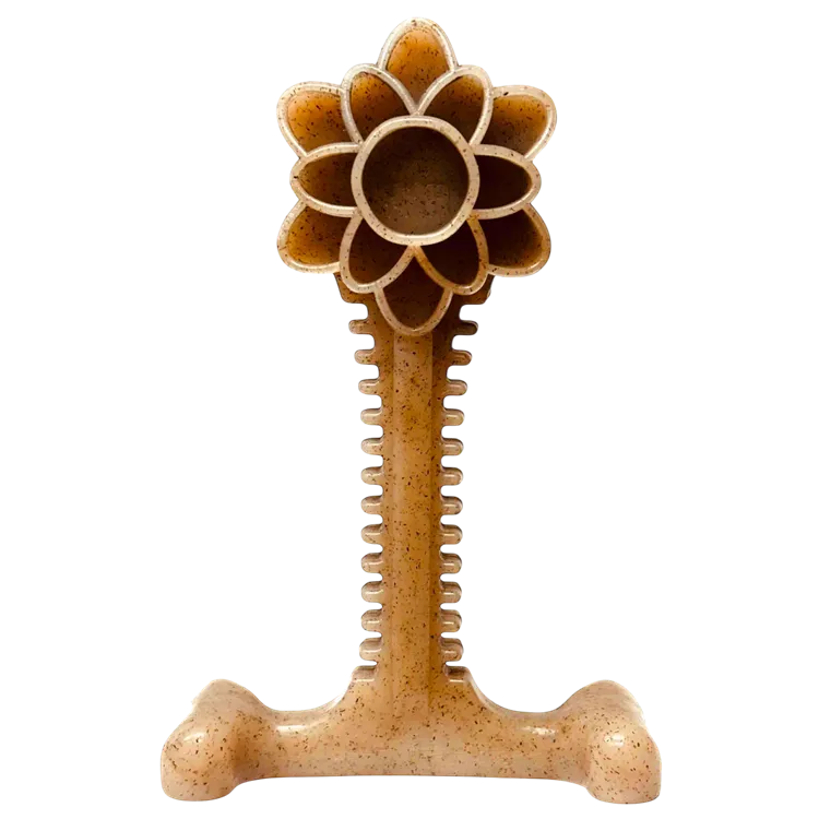 Soda Pup Honey Bone Dental Flower Tower - Durable Nylon Dog Chew Toy XL | USA