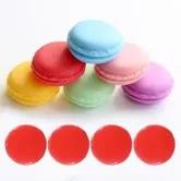 LETISTITCH Diamond Painting Macaron Box with 5pcs Glue showing compact storage container and adhesive pots