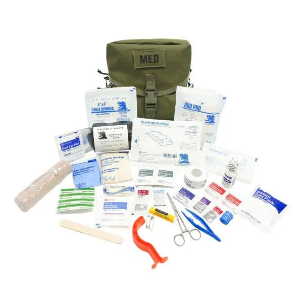 ViTAC Solutions M3 Medic Kit tri-fold first aid kit with wound care supplies