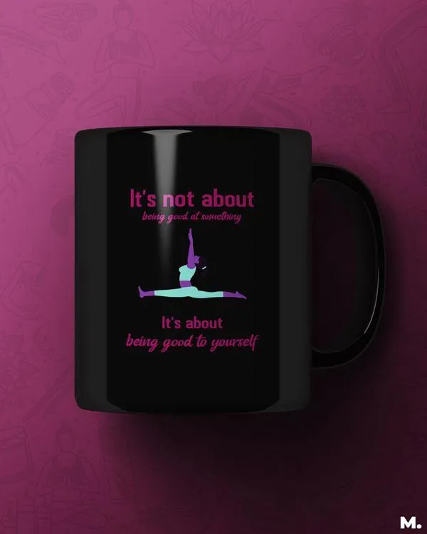 Muselot Be good to yourself printed ceramic mug
