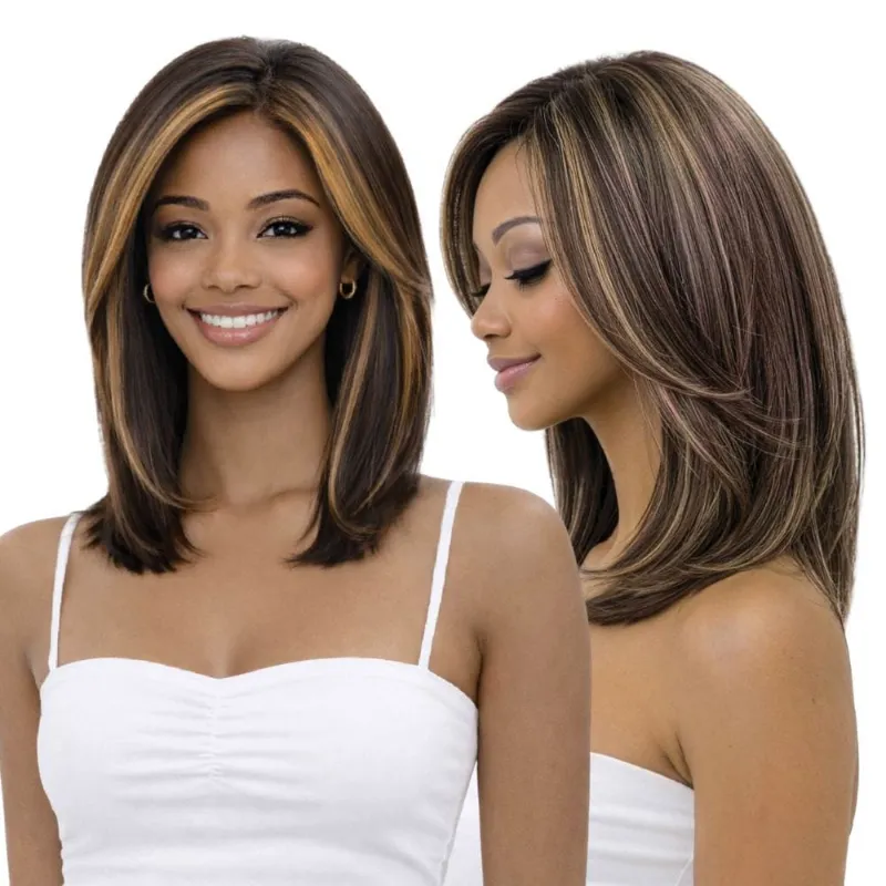 Hairsofly Shop Bobbi Boss Nu Lace Synthetic Lace Wig MLF1017 Anara, lace front wig on display