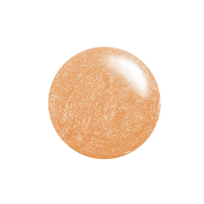 Clear Jelly Stamper #105 Tangerine Fizz stamping polish bottle with brush applicator