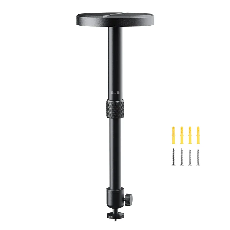 Aurzen Universal Projector Ceiling Mount with telescopic pole and ball head for adjustable ceiling installation