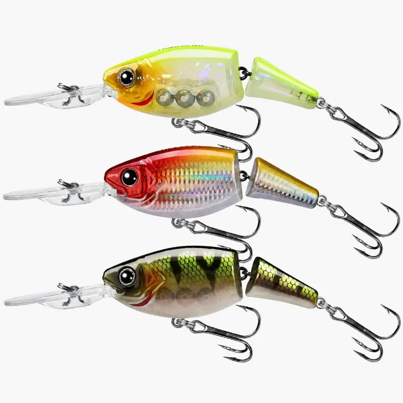 Truscend Fishing Jointed Crankbait Suspending Lure with segmented body and diving lip