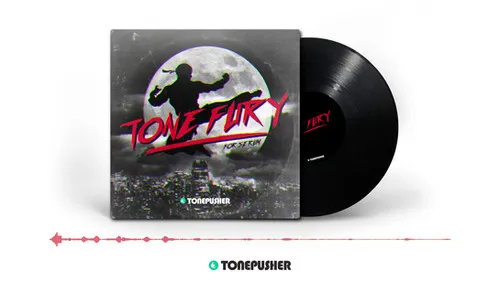 Tonepusher Tone Fury retro-futuristic Serum presets inspired by Kung Fury for synthwave production