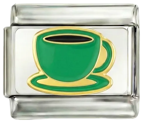 Charms Official Coffee Cup charm showing miniature coffee cup design for bracelet personalization