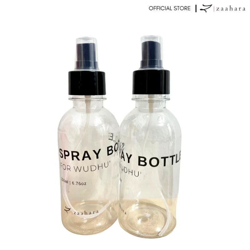 ZAAHARA Spray Bottle for Wudhu 200mL travel ablution spray