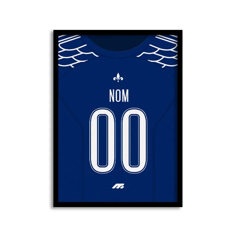 MYCASE FC Affiche Paris Fourth poster showing football kit design