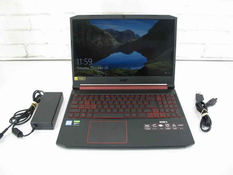 ZeereeZ Acer Nitro 5 AN515-54 gaming notebook computer in Obsidian Black