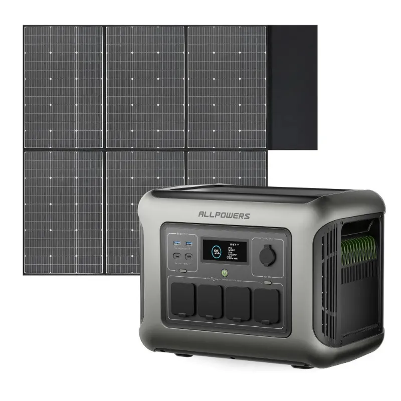 ALLPOWERS ES Generador Solar 1600W R1500 LITE with SP039 600W solar panel