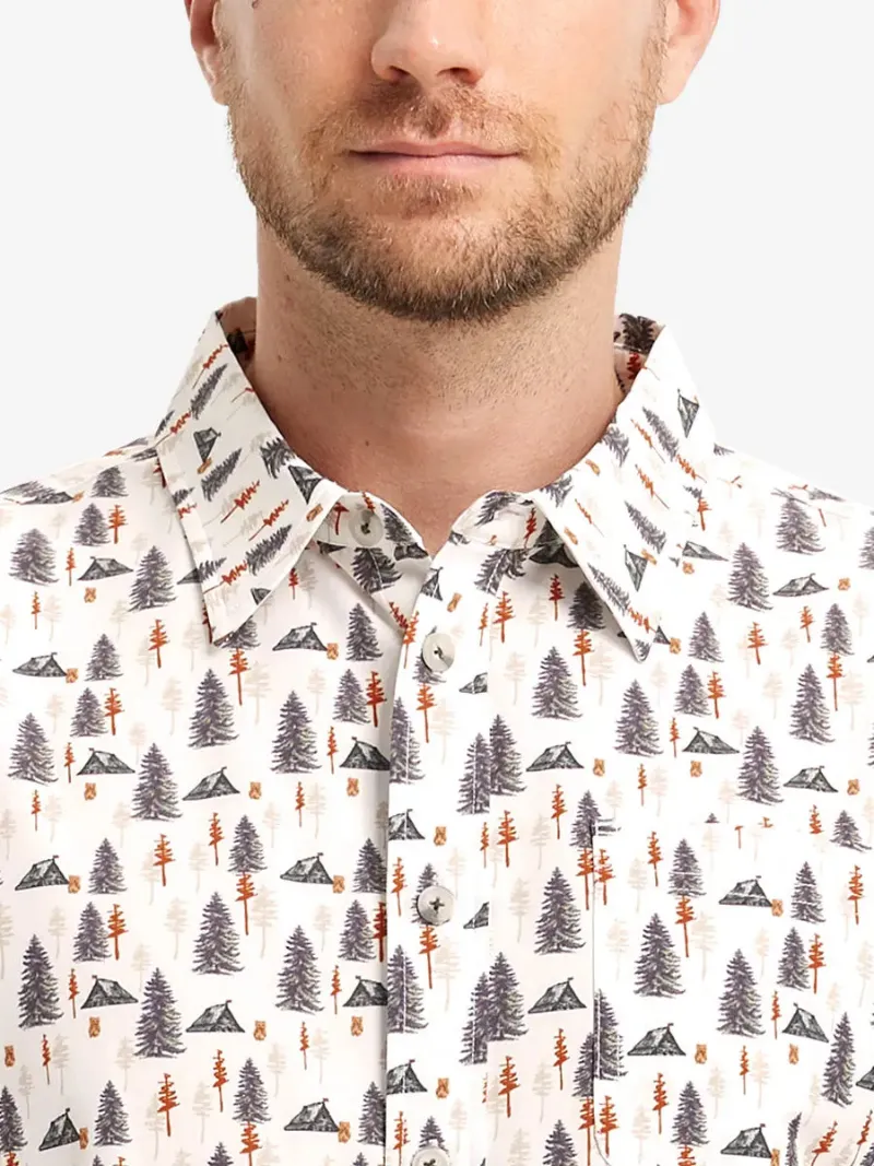 Maelreg Golf Stylish Printing Summer Shirt with bold pattern
