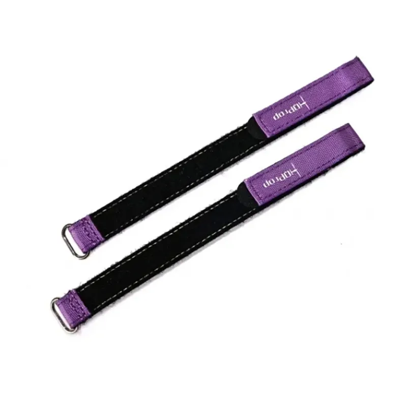 QWinOut 250*15mm HQProp Magic Sticker Metal Buckle Battery Strap, metal clasp on green adhesive strap