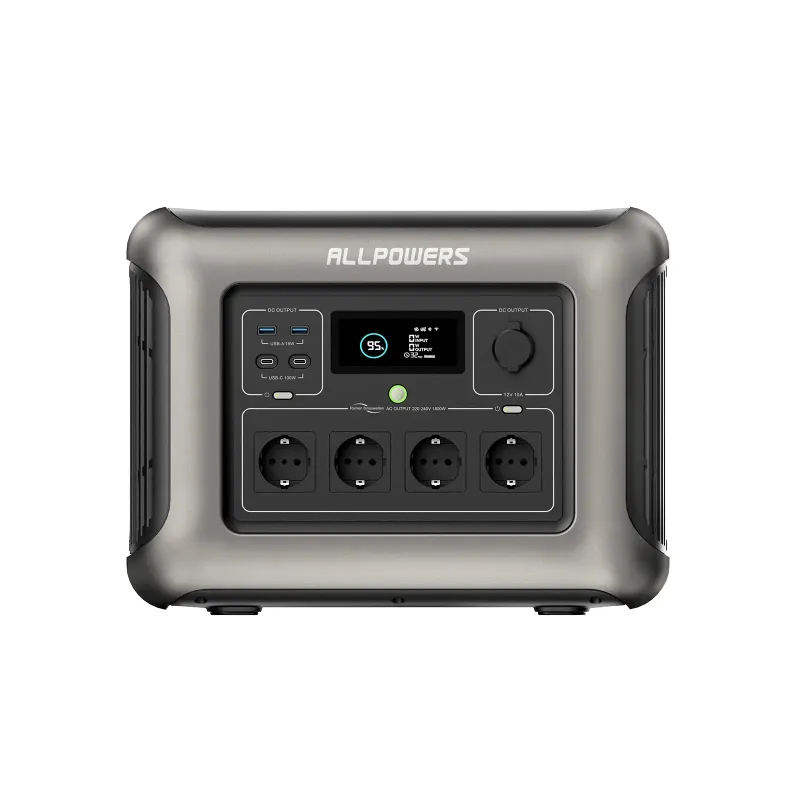 ALLPOWERS ES R1500 Estación de Energía Portátil 1800W power station with handle and digital display