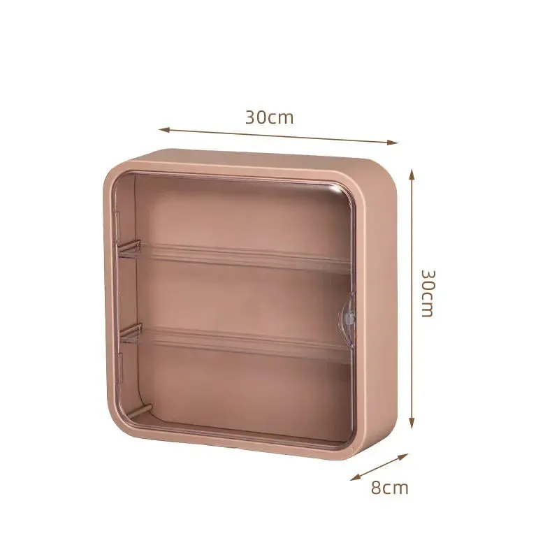 ICUANUTY Display case for Blind box Modern Wall-Mounted Storage Bin, rectangular wall organizer