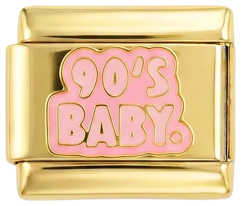 Charms Official 90's Baby Gold charm