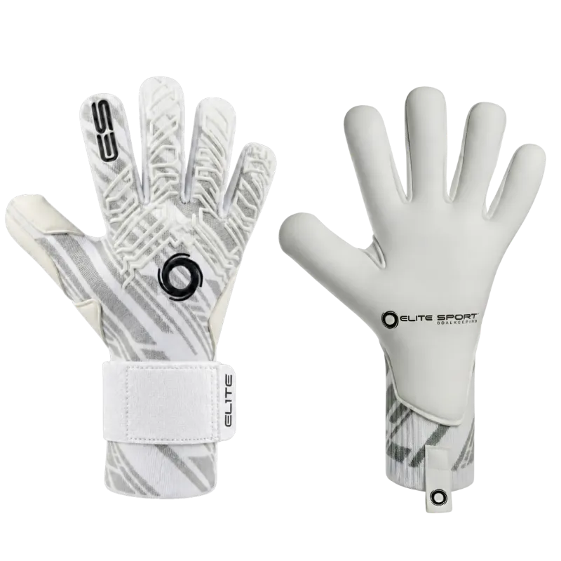 EliteSportUSA T1W 2026-2027 Goalkeeper Gloves with black and white design