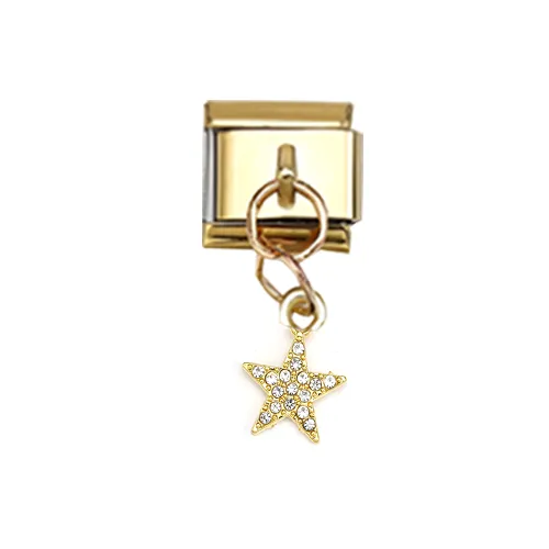 FabuLove Dangle Starfish charm showing suspended starfish pendant on attachment loop