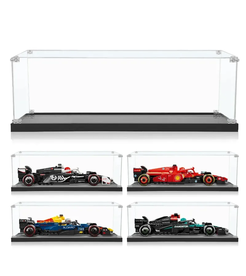 ICUANUTY Display Case for LEGO AMG F1 W15 racing car in acrylic box