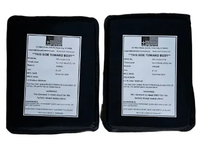 MyHackerTech Level IIIA lightweight PE side plates pair