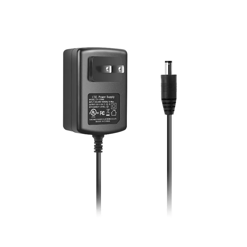 Hiseeu 3ft power supply adapter 12V 2A with DC barrel connector
