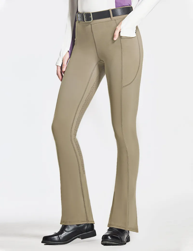 FiTST4 Women Full Seat Bootcut Riding Pants with silicone grip and flared leg