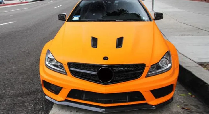 Twenty Two Tuning 63 Style Gloss Black Front Grille Compatible With Mercedes C-Class (W204)