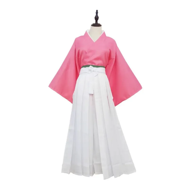 Foxtume Basic Pink Hakama Set in soft pink