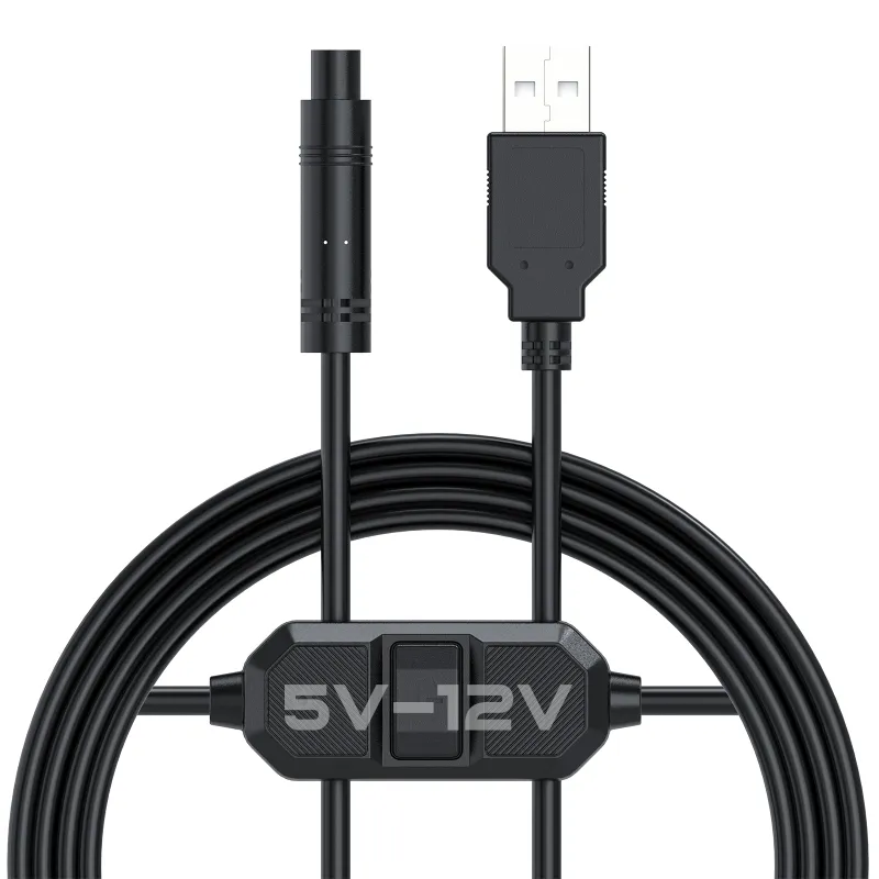 AUTO-VOX USB DC 5V to 12V Step Up Charging Cable with 4-pin connector