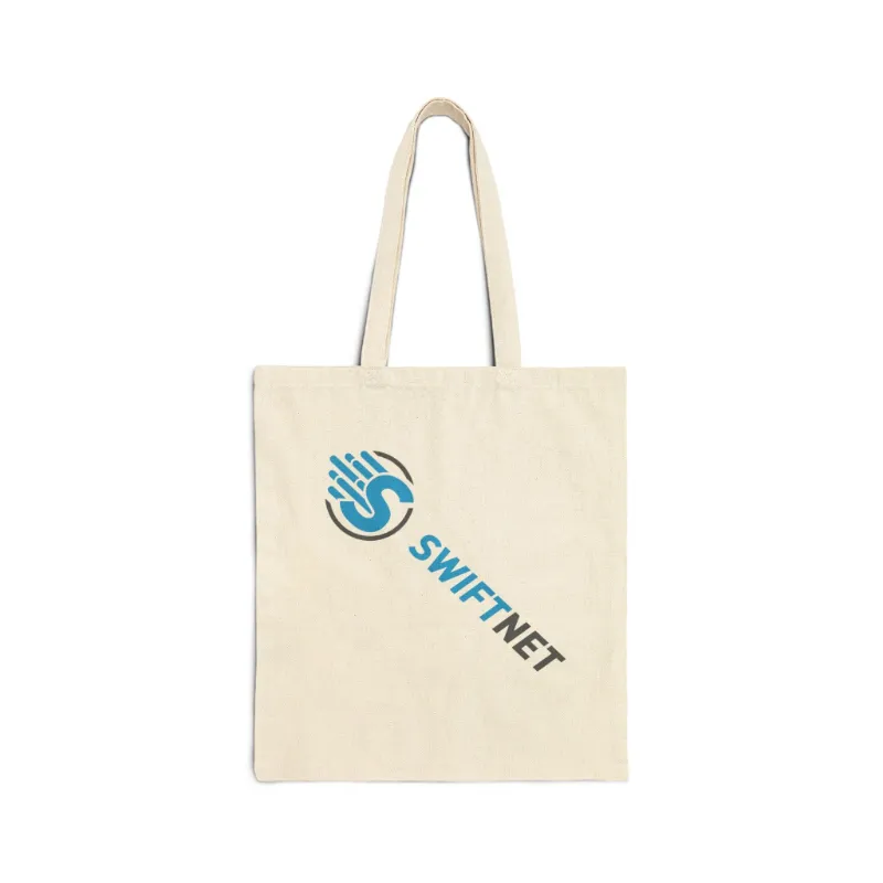 SwiftNetllc Canvas Tote Bag made from heavy-duty 12oz cotton canvas with sturdy handles