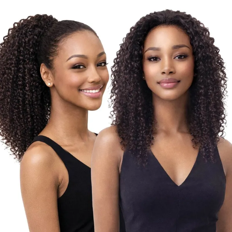 Hairsofly Shop Bobbi Boss Human Hair Full Cap MHFC003 Water Wave 18 inch with drawstring conversion detail