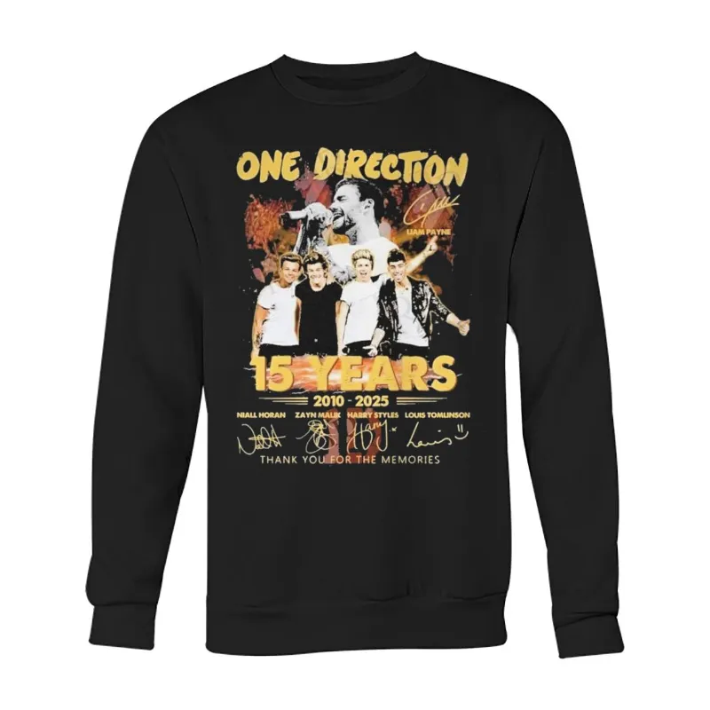 TTAesthetic 15 years of 1D Unisex Sweatshirt front view