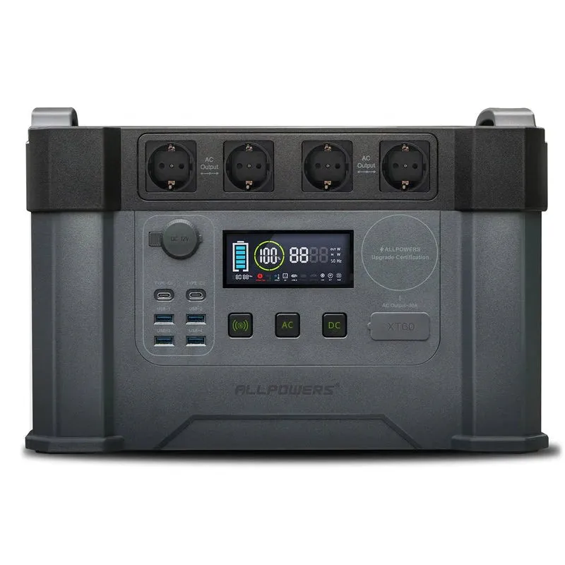 ALLPOWERS ES S2000 Pro portable power station 2400W 1451Wh with multiple outlets