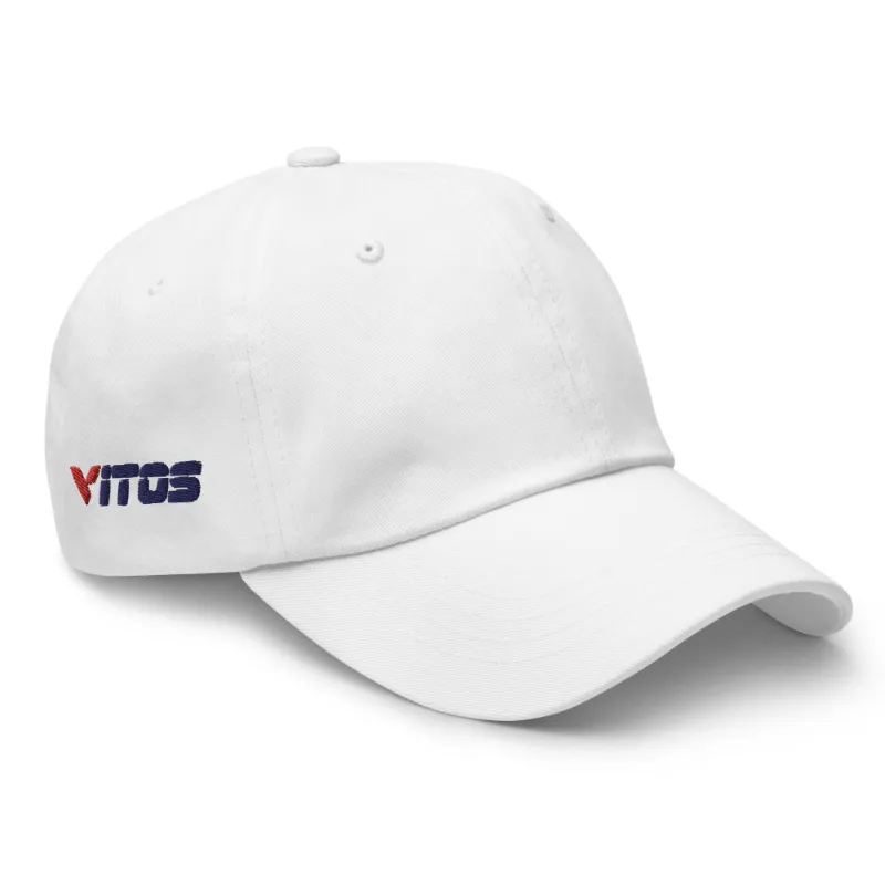 Vitos Dad Hat - low-profile adjustable strap curved visor hat