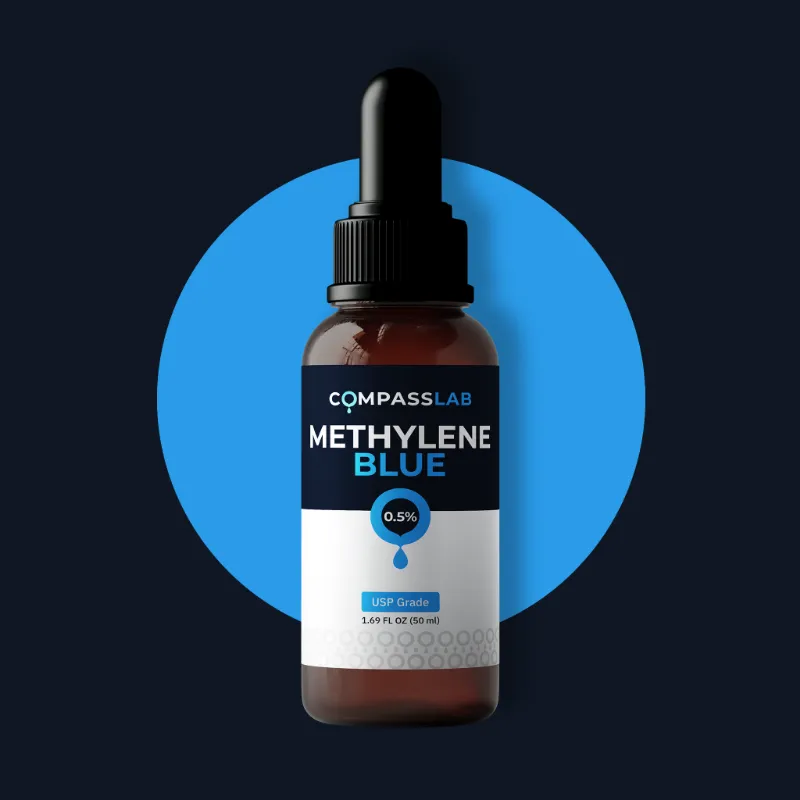 Compass Laboratory Methylene Blue 0.5% Drops glass bottle