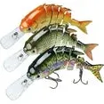Truscend Fishing Swimmax Creek Fishing King lifelike jointed swimbait lures