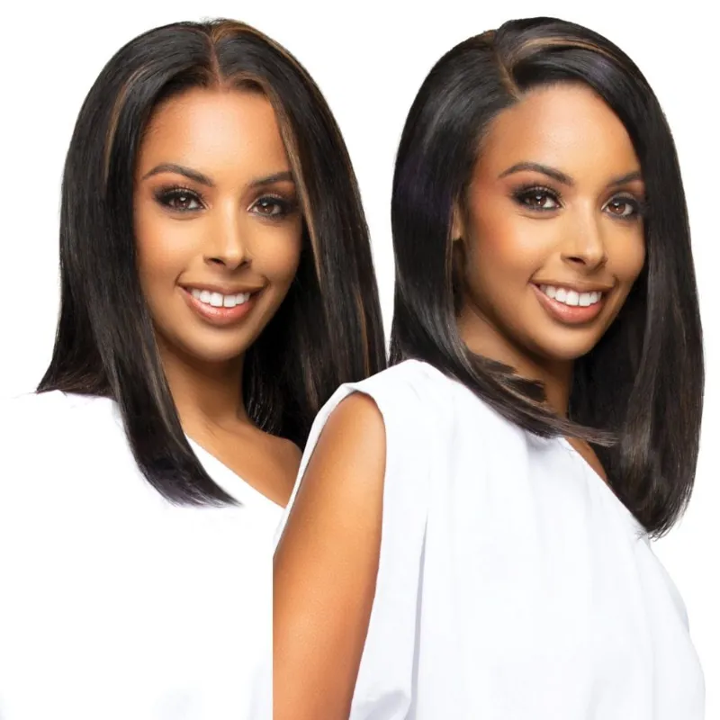 Hairsofly Shop Bobbi Boss Human Hair Glueless Lace Wig MHLF950 Bailey with pre-plucked hairline