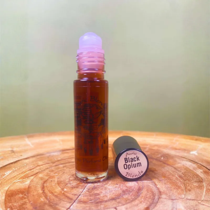 Spirit Nest Black Opium Roll-on Perfume Oil with exotic spice and warm vanilla fragrance