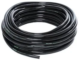 Mass Hydroponics 1/2 inch ID Black Tubing 50 foot roll in dispenser pack